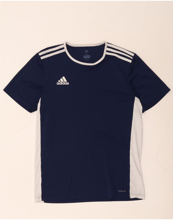 Adidas muška Climalite majica kratkih rukava Medium tamnoplavi Colourblock Poliester