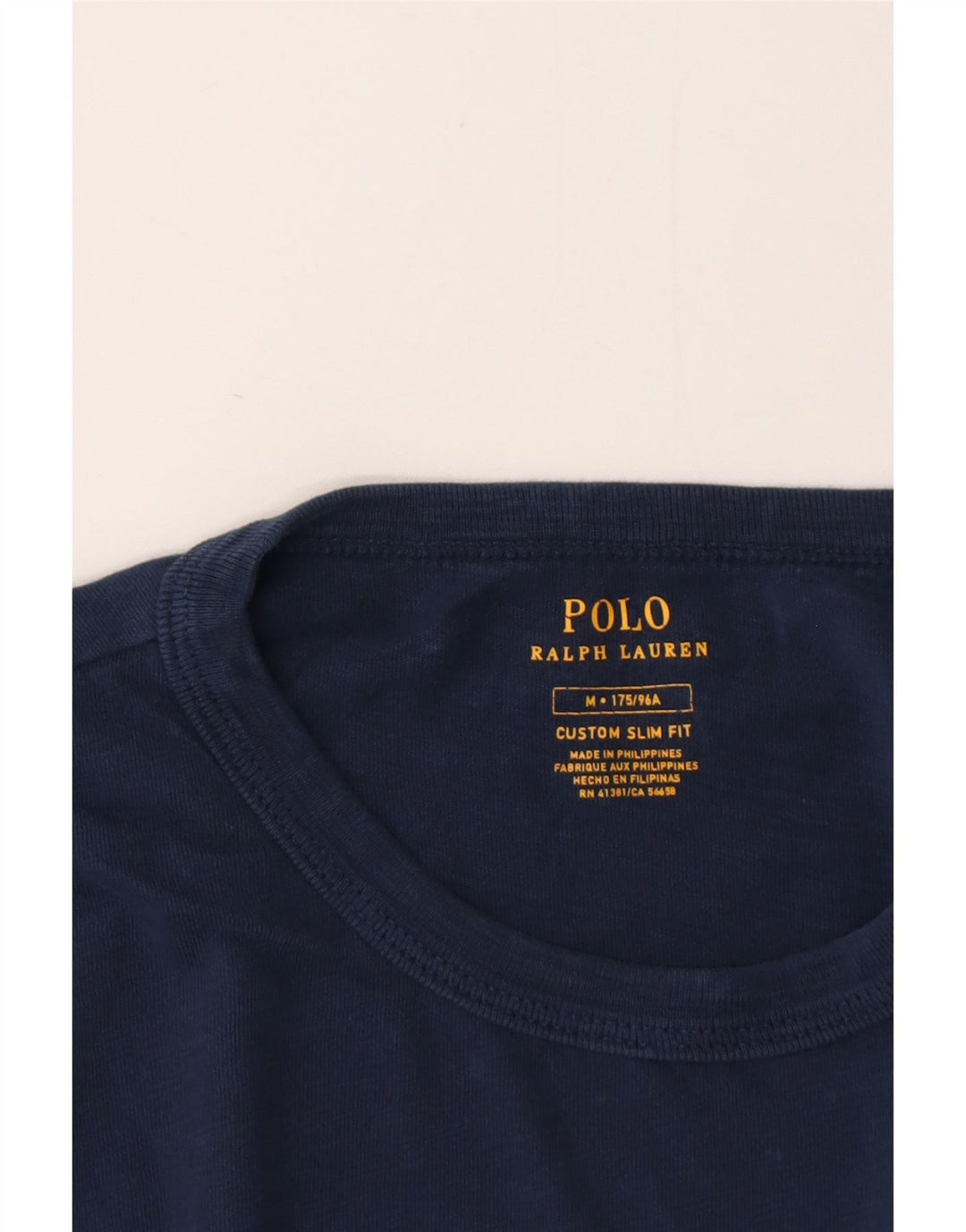 Polo Ralph Lauren muška majica kratkih rukava prilagođenog kroja srednje tamnoplava