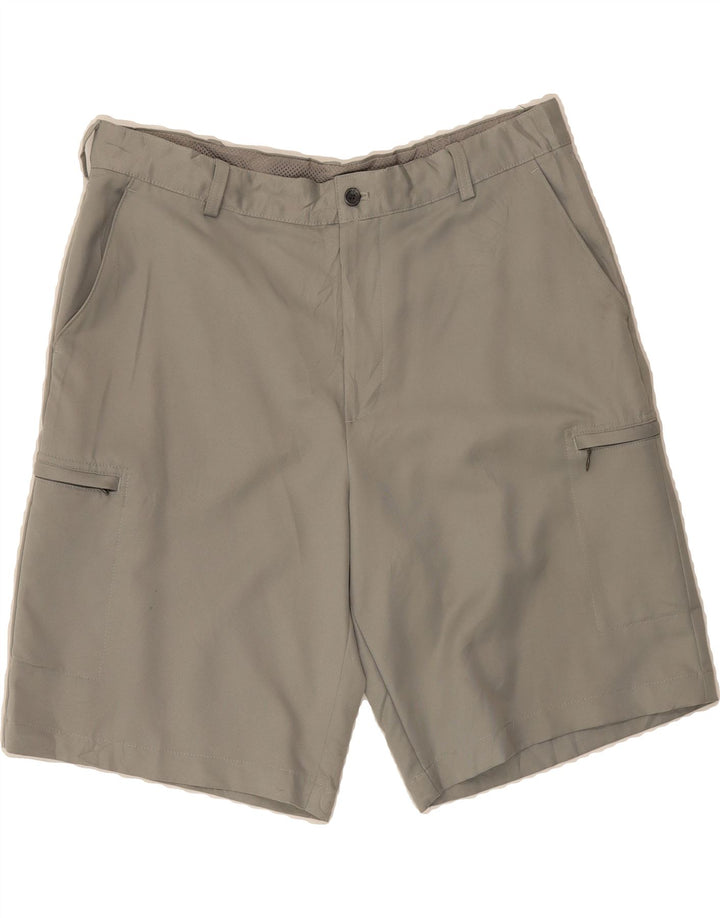 IZOD Mens Cargo Shorts W36 Large Grey Polyester Vintage Izod and Second-Hand Izod from Messina Hembry 