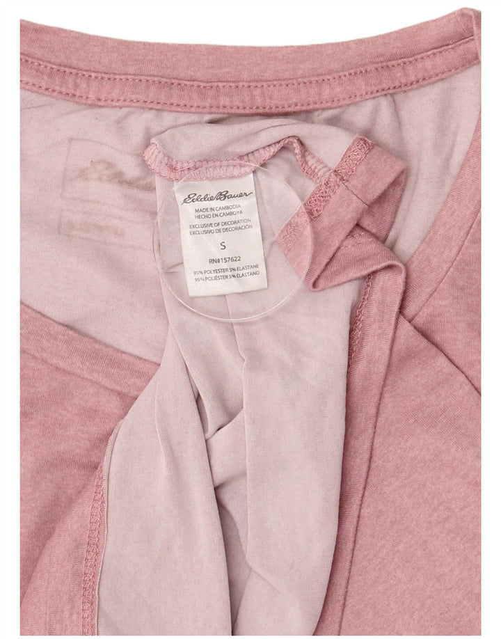 EDDIE BAUER Ženska majica kratkih rukava UK 10 Mali ružičasti poliester