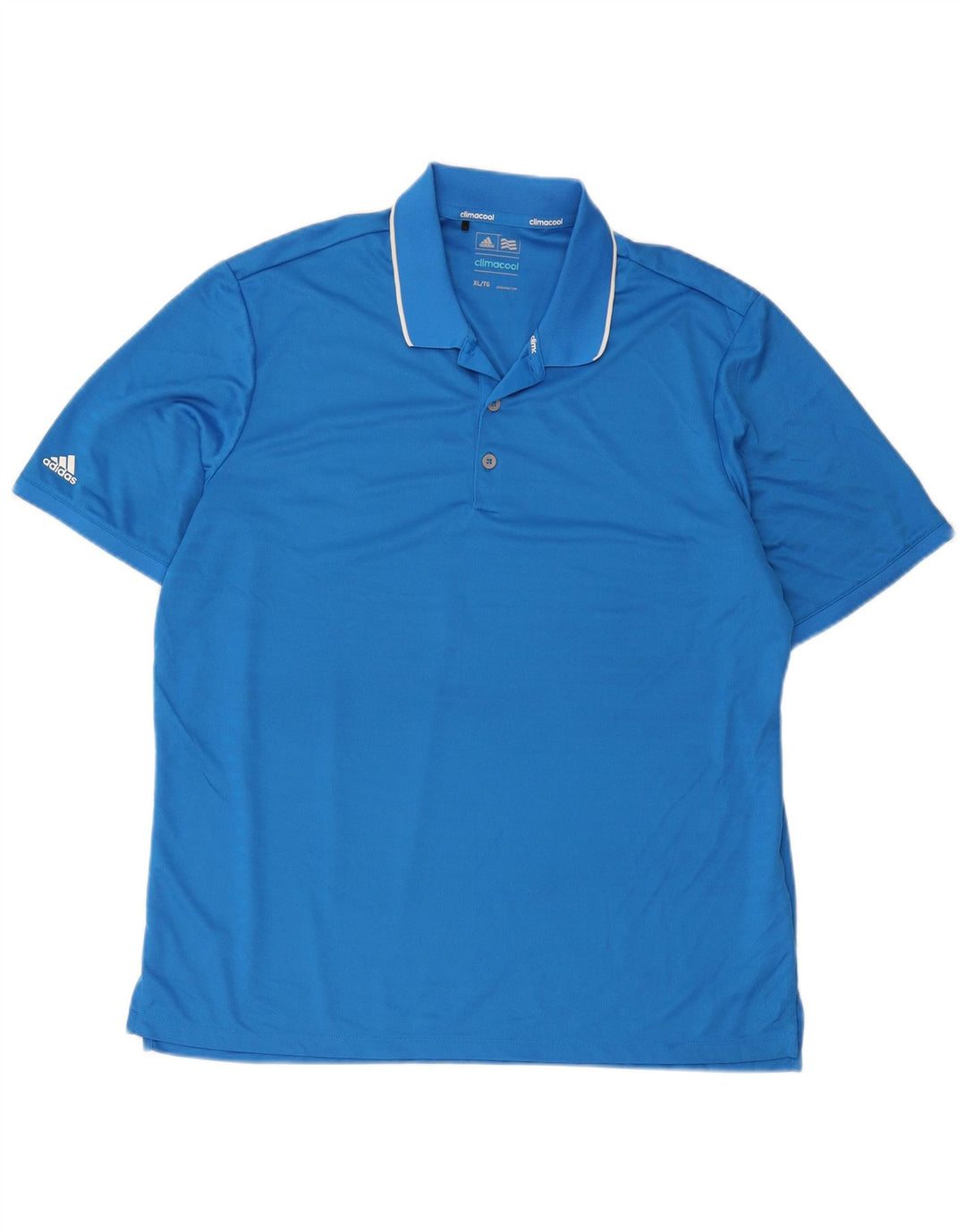 Adidas muška Climacool polo majica XL plavi prugasti poliester
