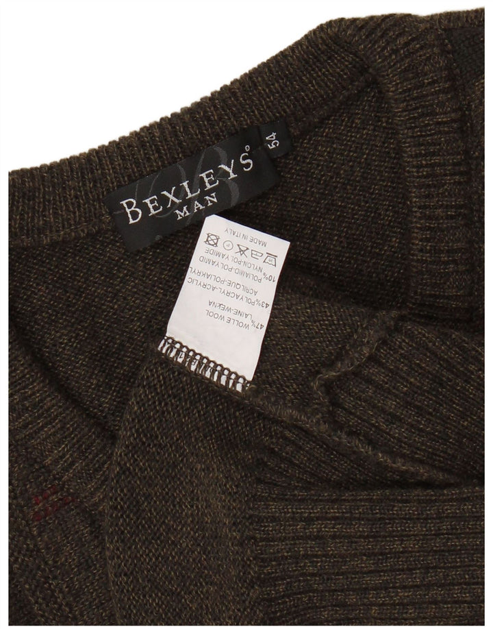 BEXLEYS muški prsluk bez rukava IT 54 XL vuna na smeđe pruge