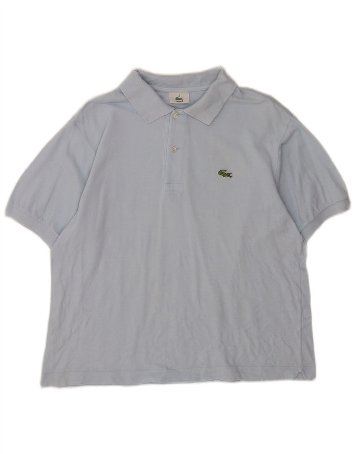 Lacoste muška polo majica veličine 4 srednje plavi pamuk
