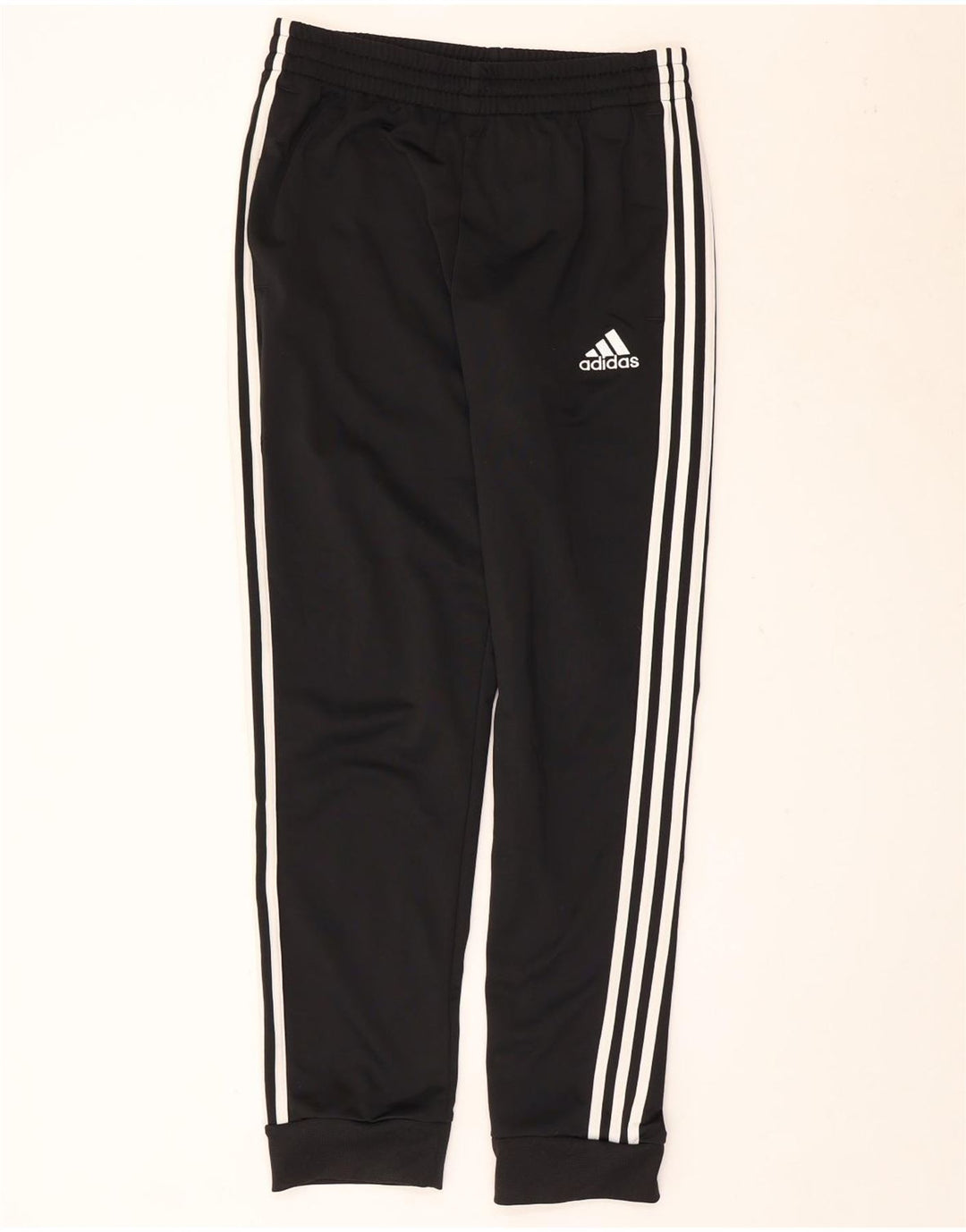 Adidas muške trenirke hlače Joggers UK 42/44 veliki crni poliester
