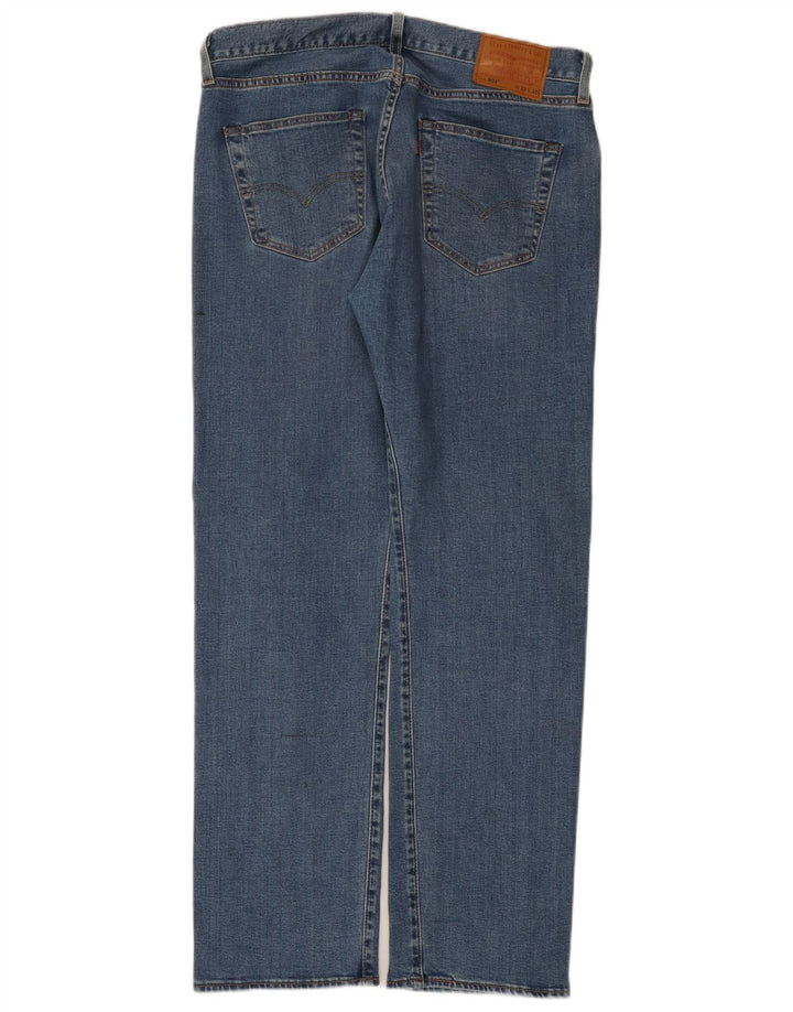Levi's muške 501 ravne traperice W33 L32 plavi pamuk