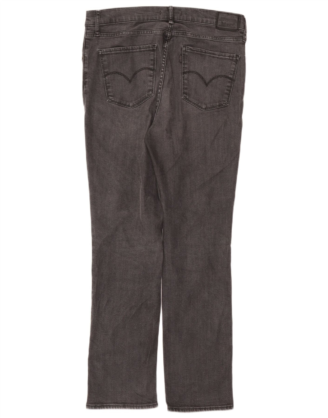 Levi's ženske ravne traperice visokog struka 724 W32 L30 sivi liocel