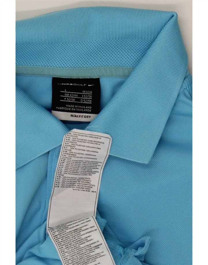 Nike muška polo majica UK 42/44 veliki plavi poliester
