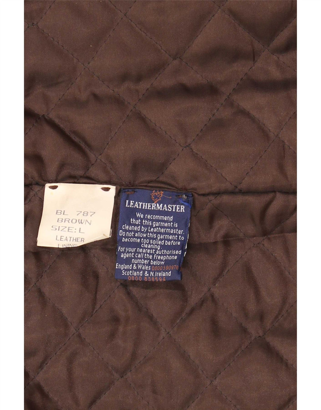 Vintage muški kožni kaput UK 40 Large Brown