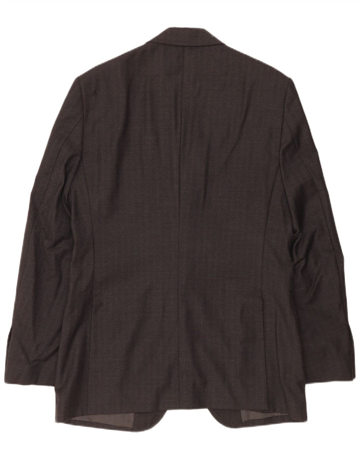 DOLCE & GABBANA Muška jakna sa 2 gumba UK 38 srednje siva karirana