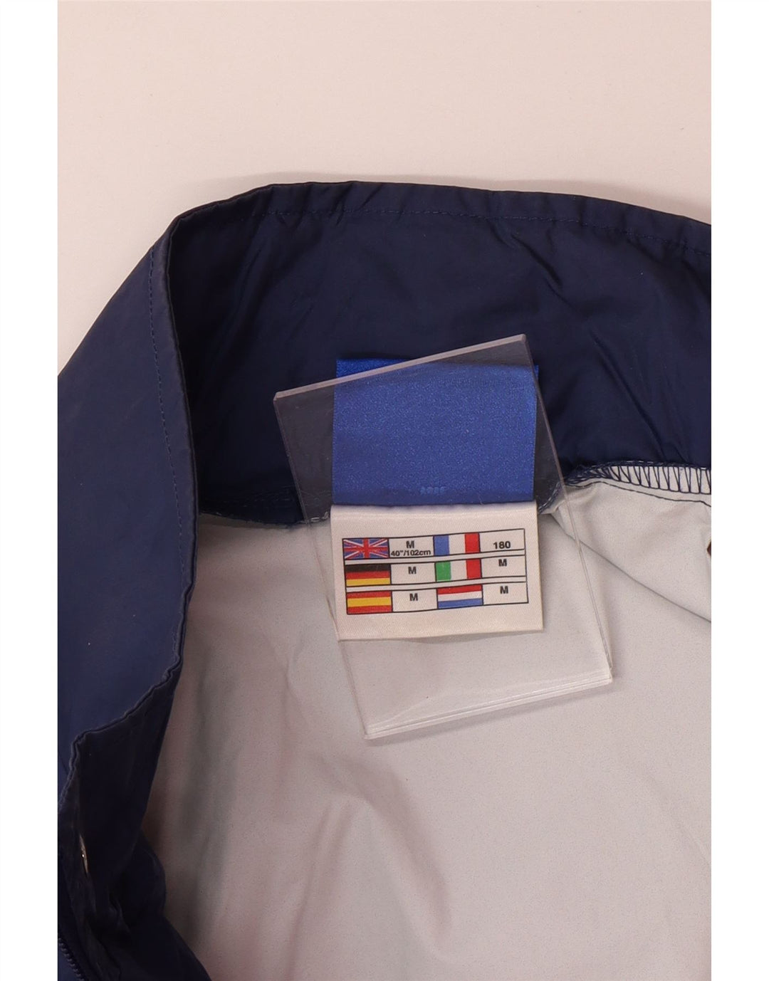 UMBRO muška široka kišna jakna s kapuljačom UK 38 srednje tamnoplava