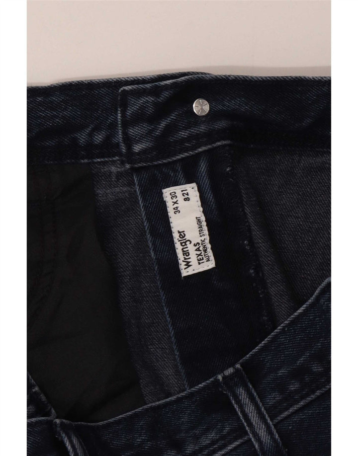 Wrangler muške teksaške ravne traperice W34 L30 tamnoplave