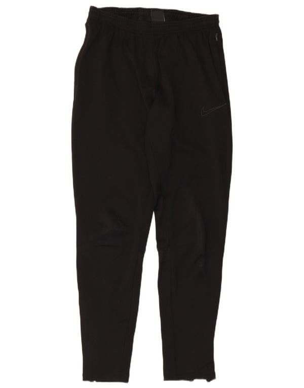 Nike muške Dri Fit hlače za trenirku male crne poliesterske