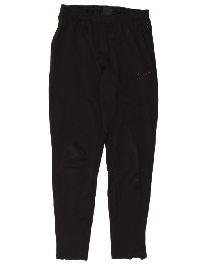 Nike muške Dri Fit hlače za trenirku male crne poliesterske