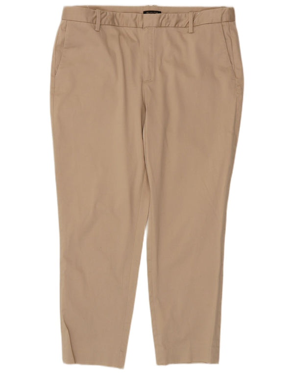Massimo Dutti ženske sužene skraćene hlače EU 44 XL W34 L25 bež pamuk