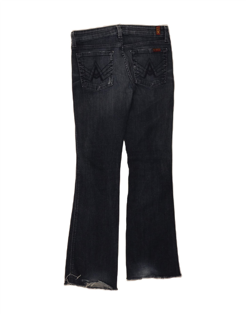 7 FOR ALL MANKIND Womens Bootcut Jeans W27 L31 Blue Cotton Vintage 7 For All Mankind and Second-Hand 7 For All Mankind from Messina Hembry 