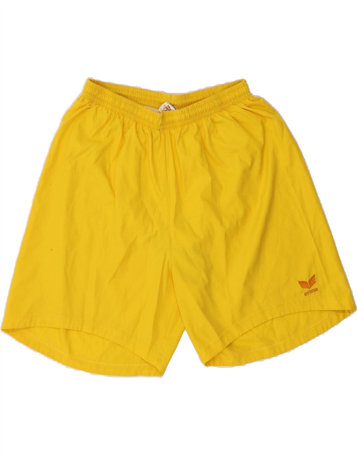 ERIMA Mens Sport Shorts Large Yellow Polyester Vintage Erima and Second-Hand Erima from Messina Hembry 