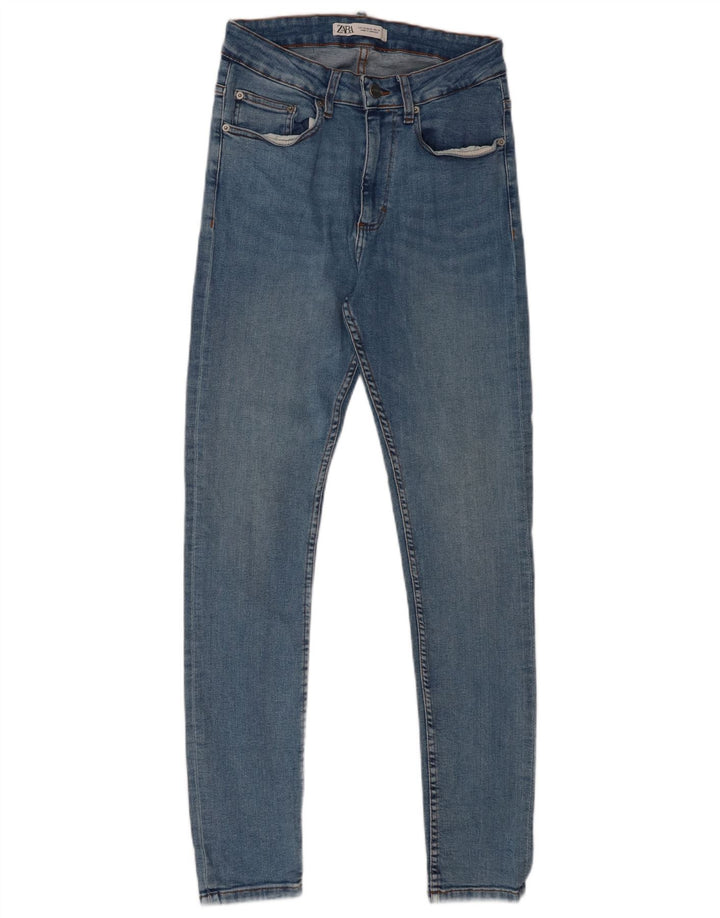 ZARA Mens Skinny Jeans EU 40 Medium W31 L31 Blue