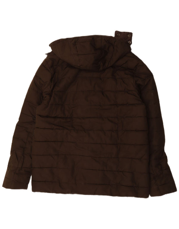 Barbour muška podstavljena jakna s kapuljačom UK 42 XL smeđa