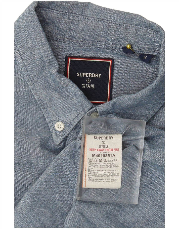 Superdry muška majica kratkih rukava Mala plava pamučna