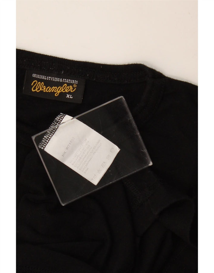 WRANGLER Muška majica XL crni pamuk