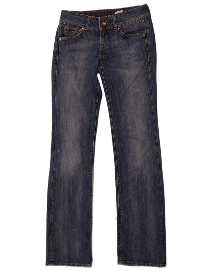 Tommy Hilfiger ženske ravne traperice W27 L34 plavi pamuk