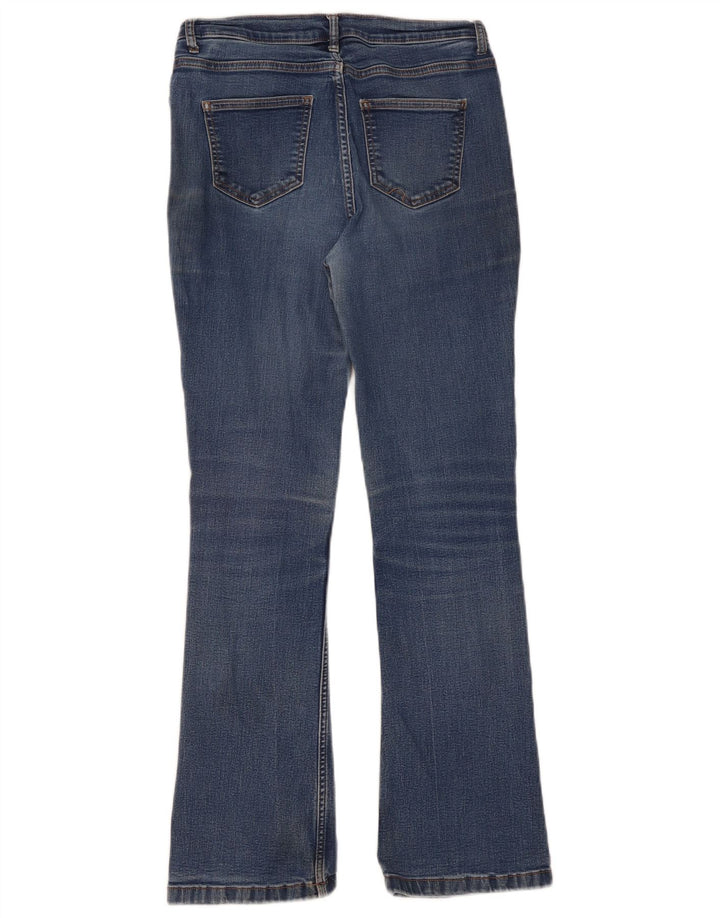 MARKS & SPENCER Ženske traperice Regular Fit Bootcut UK 10 Male W30 L30 Plave