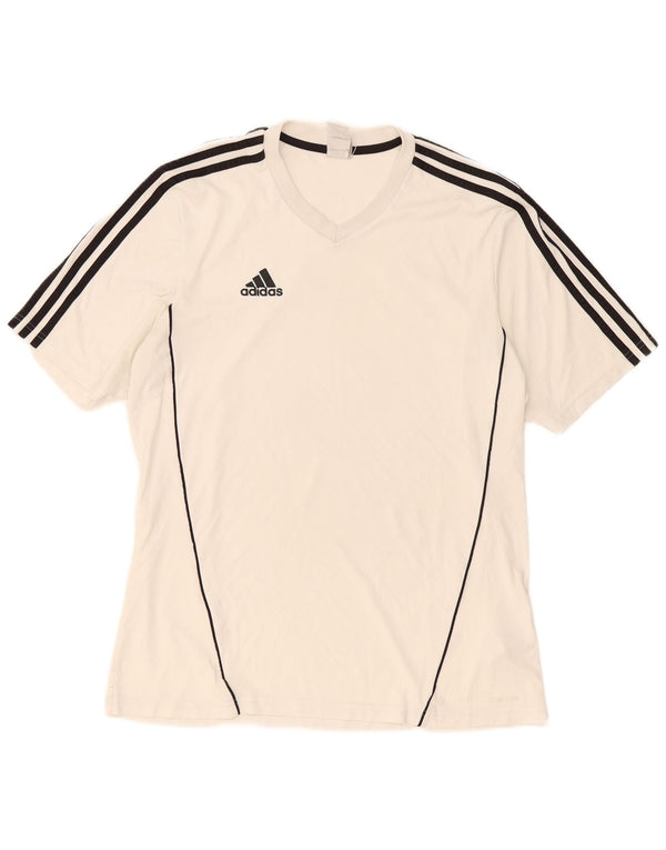 Adidas muška majica Climalite, veliki bijeli poliester