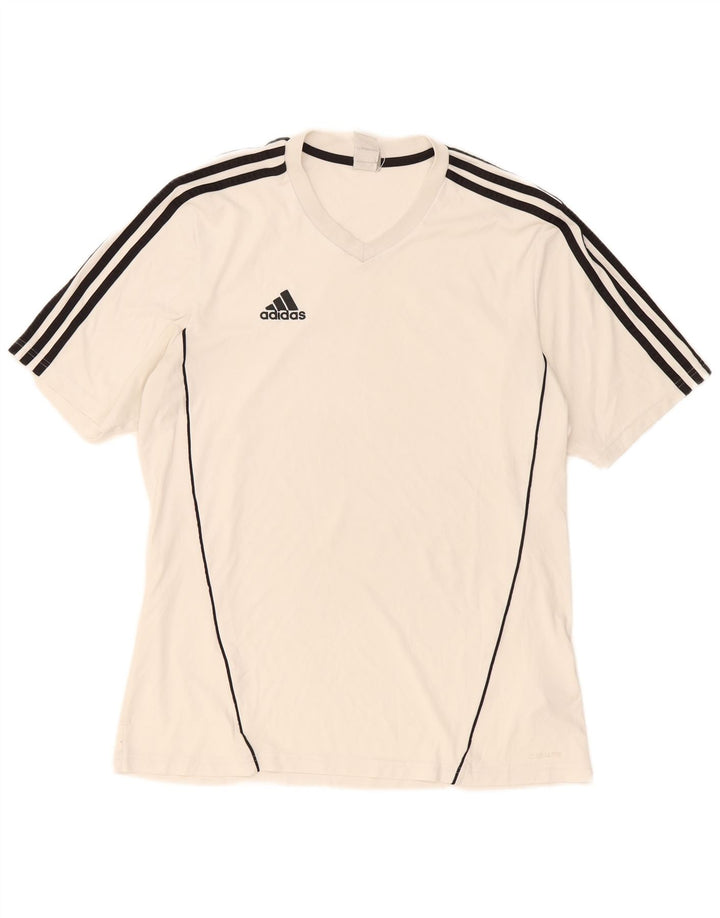 Adidas muška majica Climalite, veliki bijeli poliester