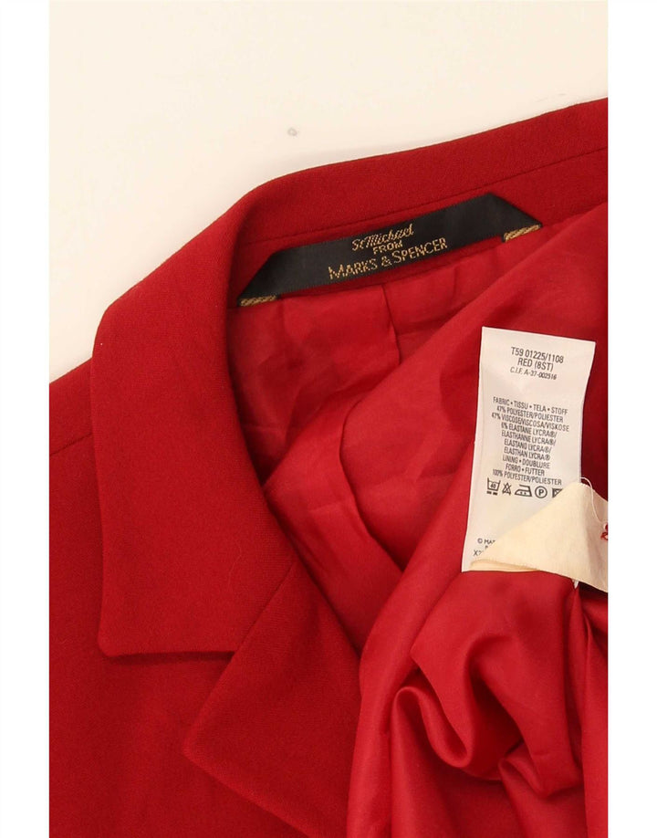 Marks & Spencer Ženska St. Michael jakna sa dugim sakoom UK 8 Mala crvena