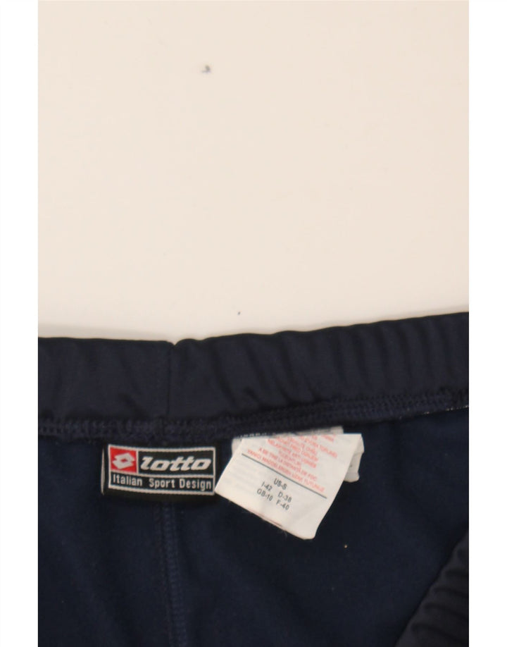 LOTTO Womens Tracksuit Trousers UK 10 Small Navy Blue Polyester Vintage Lotto and Second-Hand Lotto from Messina Hembry 