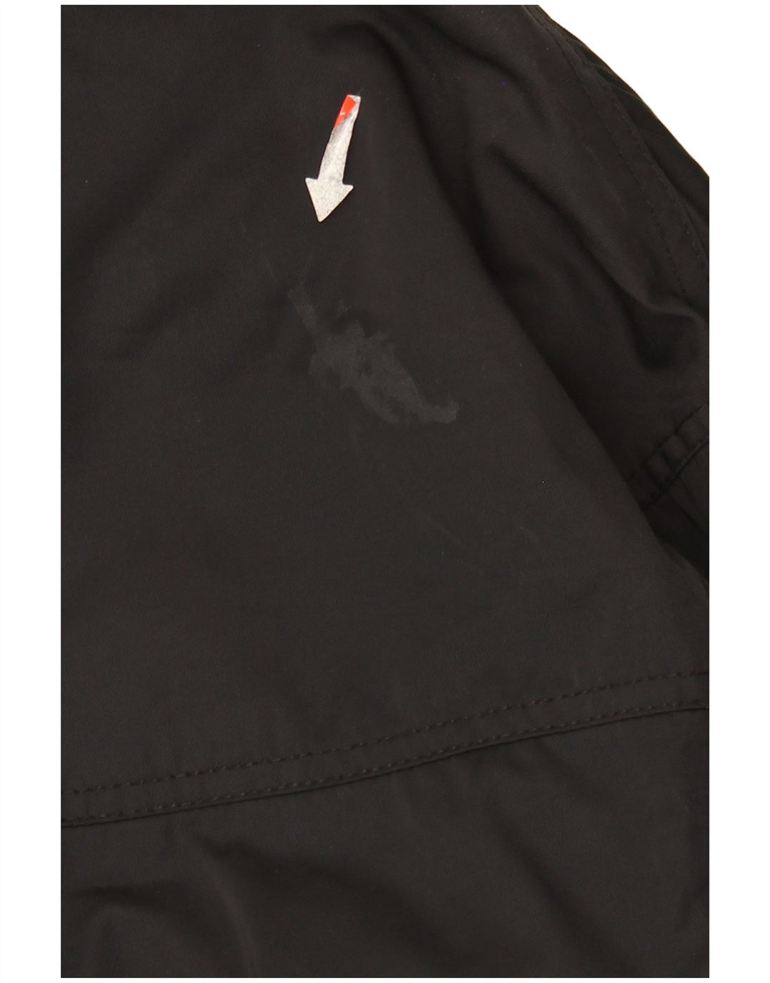 Zara ženska prevelika podstavljena jakna UK 6 XS crni najlon