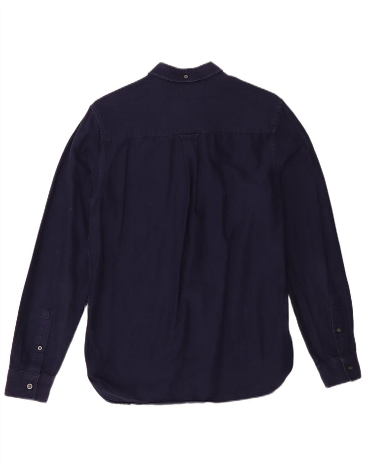 Lyle & Scott muška košulja mala tamnoplava pamuk