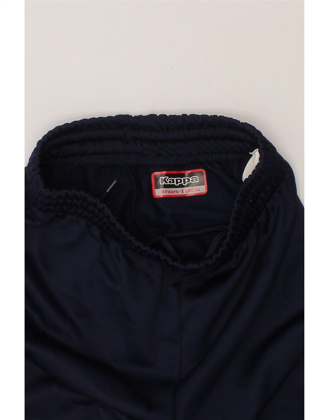 KAPPA Boys Tracksuit Trousers 7-8 Years  Navy Blue Polyester Vintage Kappa and Second-Hand Kappa from Messina Hembry 