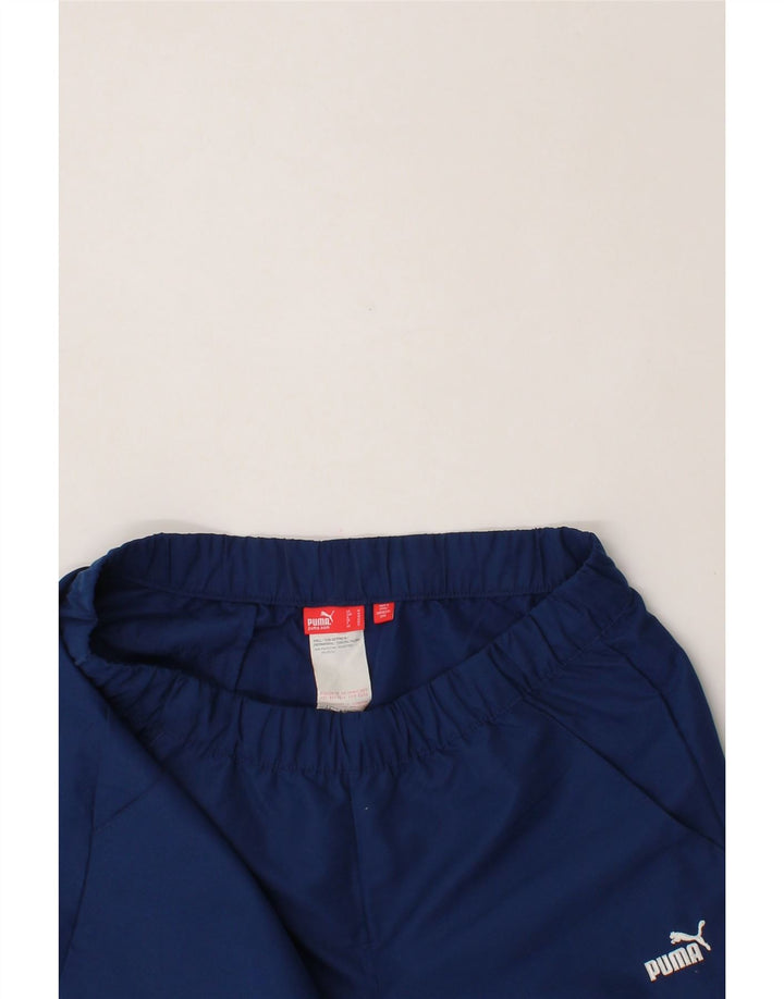 PUMA Womens Bermuda Sport Shorts UK 12 Medium Navy Blue Polyester Vintage Puma and Second-Hand Puma from Messina Hembry 