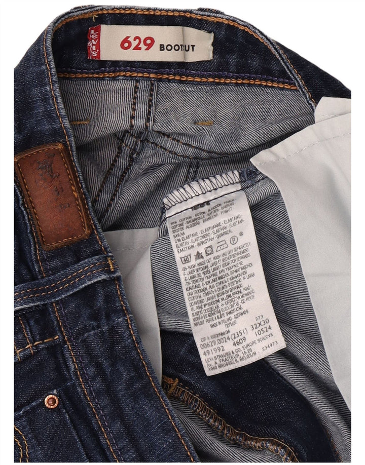 Levi's ženske 629 Bootcut traperice W32 L30 tamnoplavi pamuk