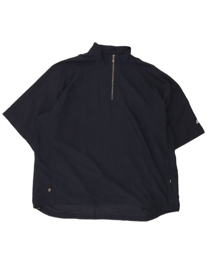 Adidas muška trenirka Climacool zip izrez i gornji dio trenirke 2XL tamnoplava sportska