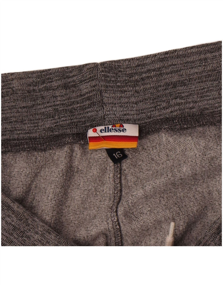 Ellesse Ženska trenirka Hlače Joggers UK 16 Veliki sivi poliester