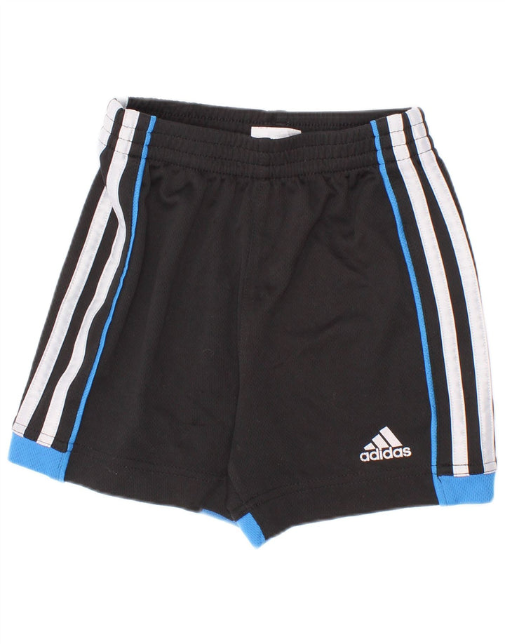 Adidas kratke sportske hlače za dječake 2-3 godine, crni poliester u boji