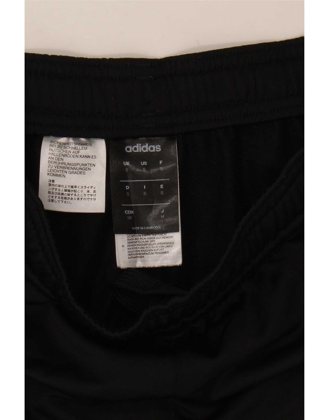 Adidas muške trenirke Climalite male crne poliesterske hlače