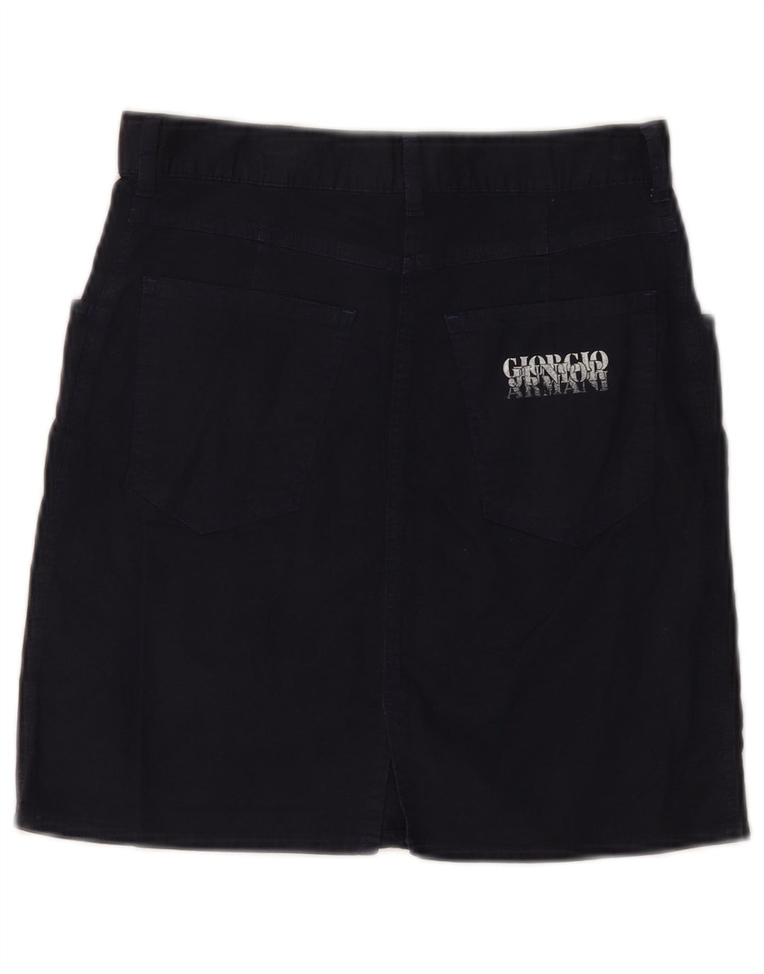 GIORGIO ARMANI Pencil suknja za djevojčice 11-12 godina W26 tamnoplavi pamuk