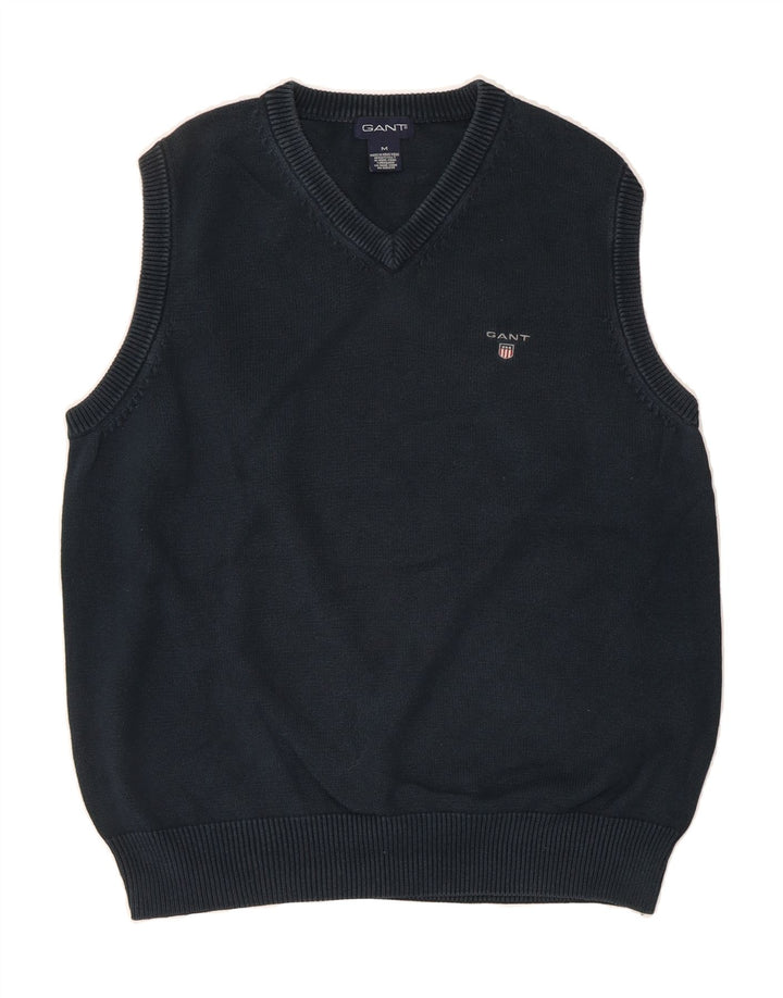 GANT Womens Vest Tank Top UK 14 Medium Navy Blue Cotton Vintage Gant and Second-Hand Gant from Messina Hembry 