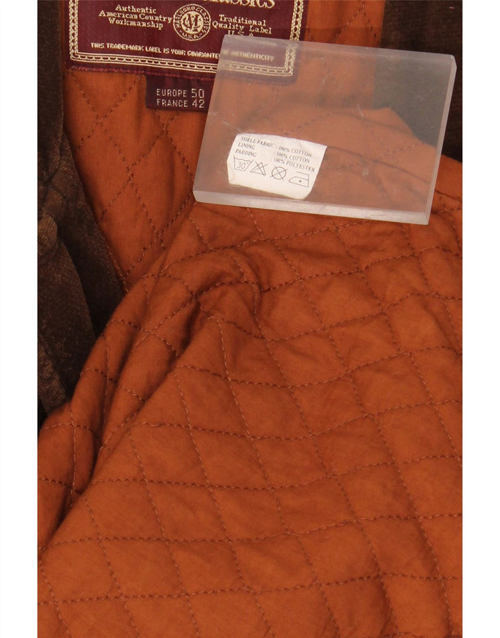 MARLBORO CLASSICS Muška vojna jakna od samta EU 50 veliki smeđi pamuk