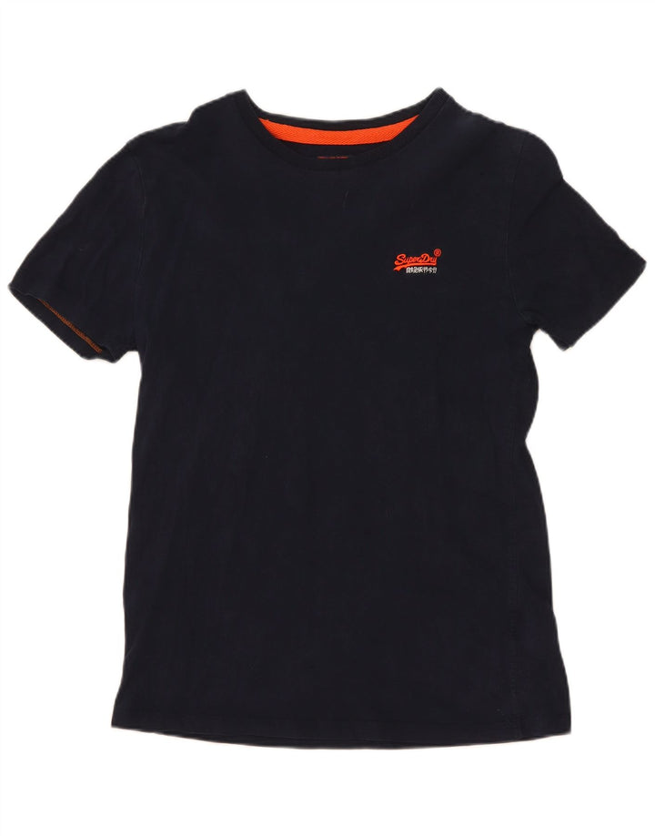Superdry muška majica kratkih rukava Mala tamnoplava pamuk
