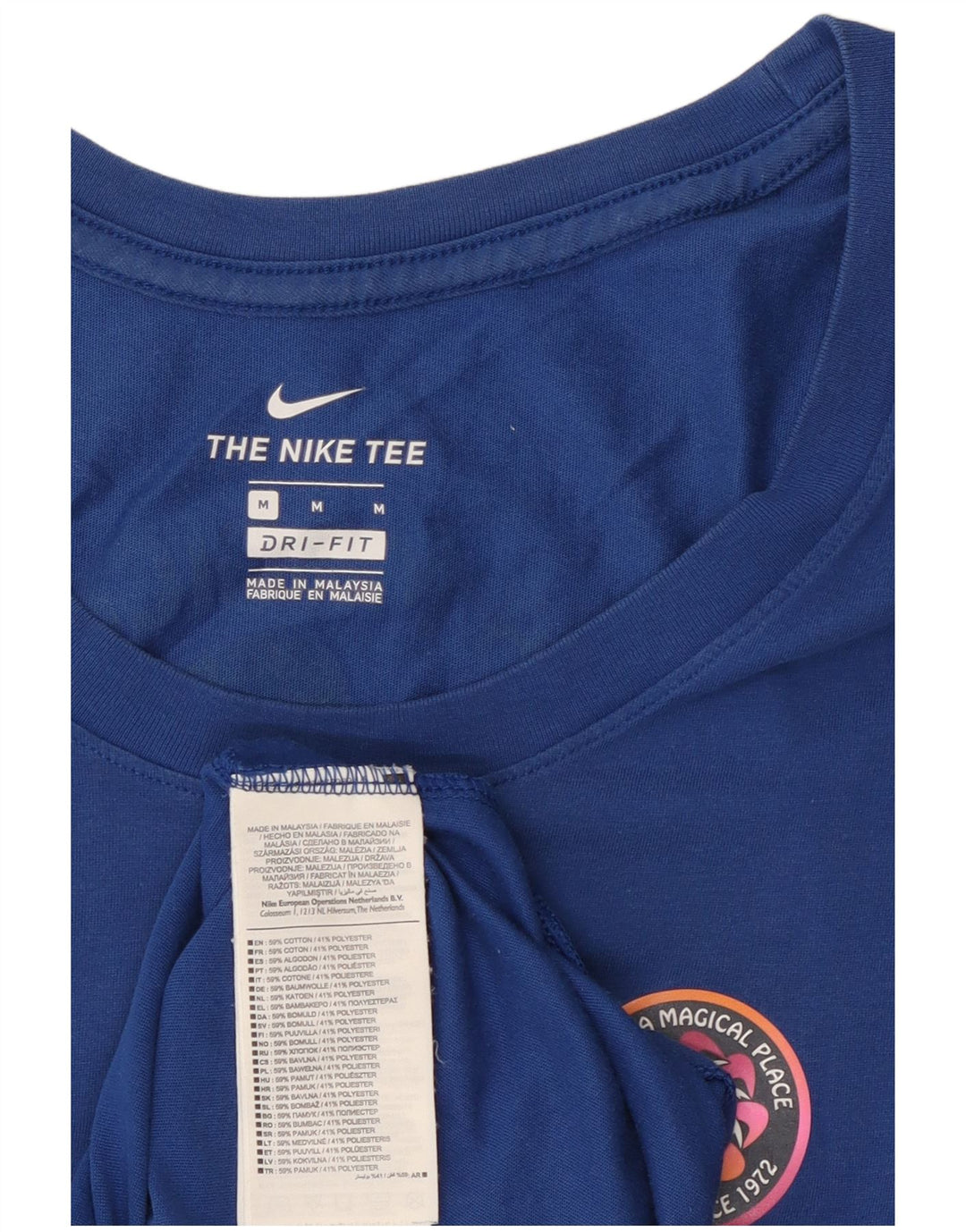 Nike muški grafički prsluk Srednje plavi pamuk