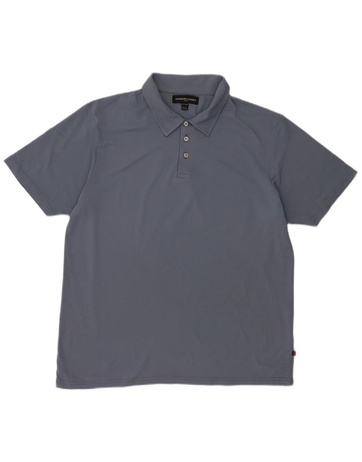 Marlboro Classics muška polo majica 2XL plavi poliamid