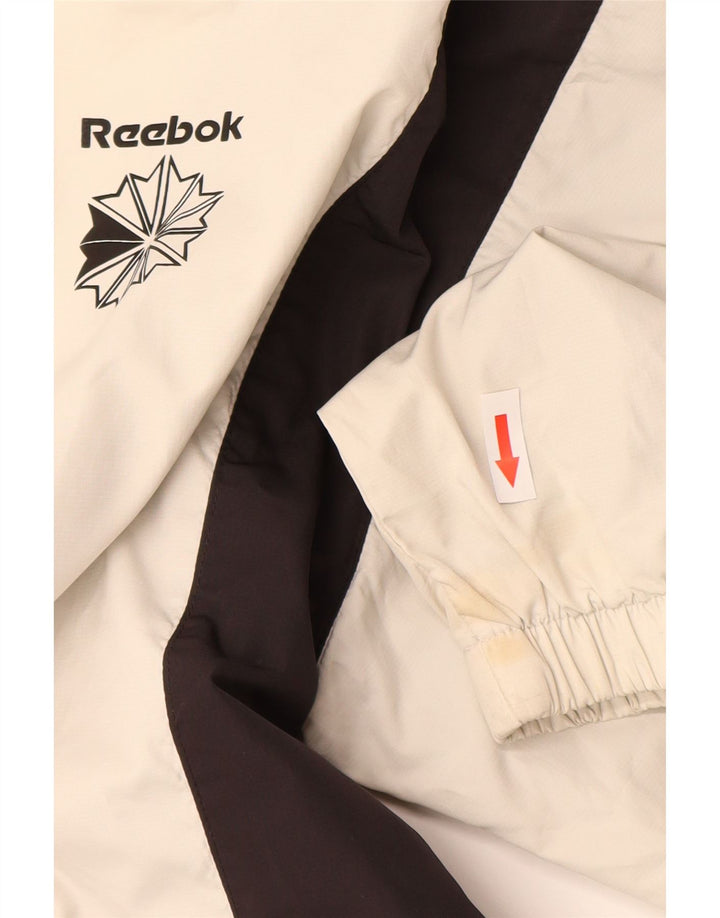 Reebok muška gornja jakna trenirke Large Off White Colourblock Poliester
