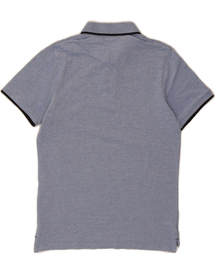 JACK & JONES Mens Polo Shirt Medium Blue Cotton Vintage Jack & Jones and Second-Hand Jack & Jones from Messina Hembry 