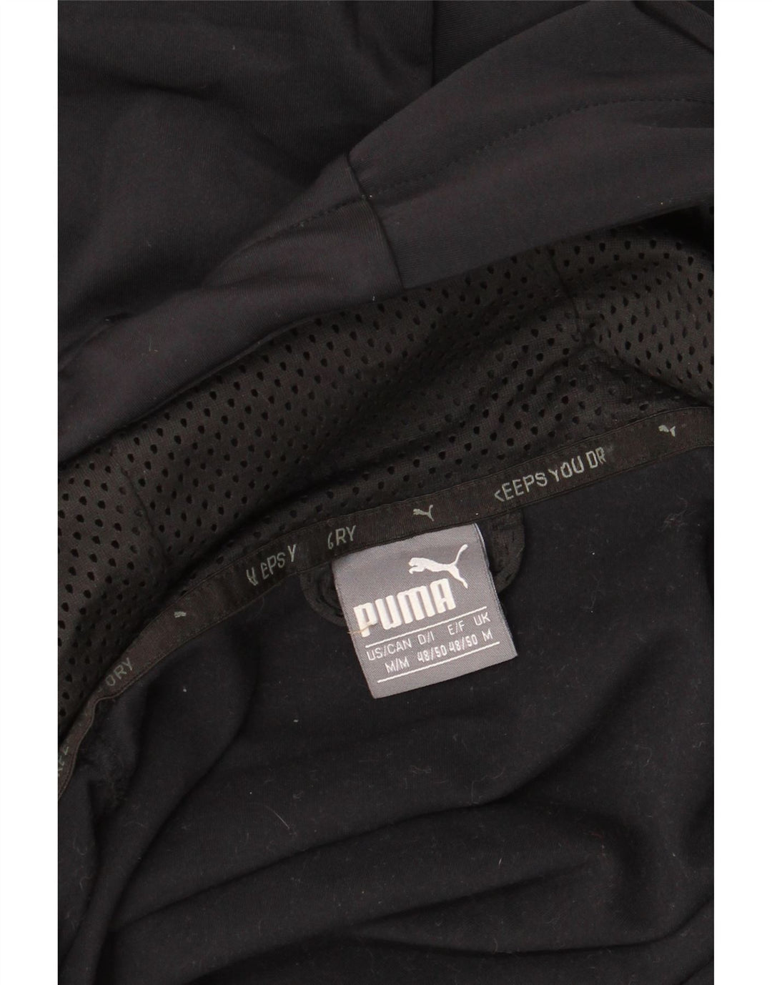 PUMA muški pulover s kapuljačom na patentni zatvarač srednje crne boje