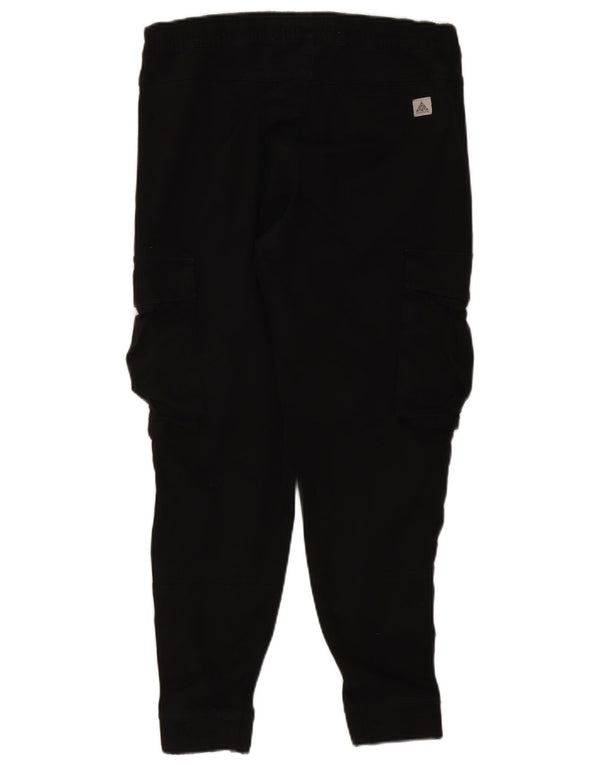 ZARA muške Joggers Cargo hlače EU 40 srednje W31 L27 crni pamuk