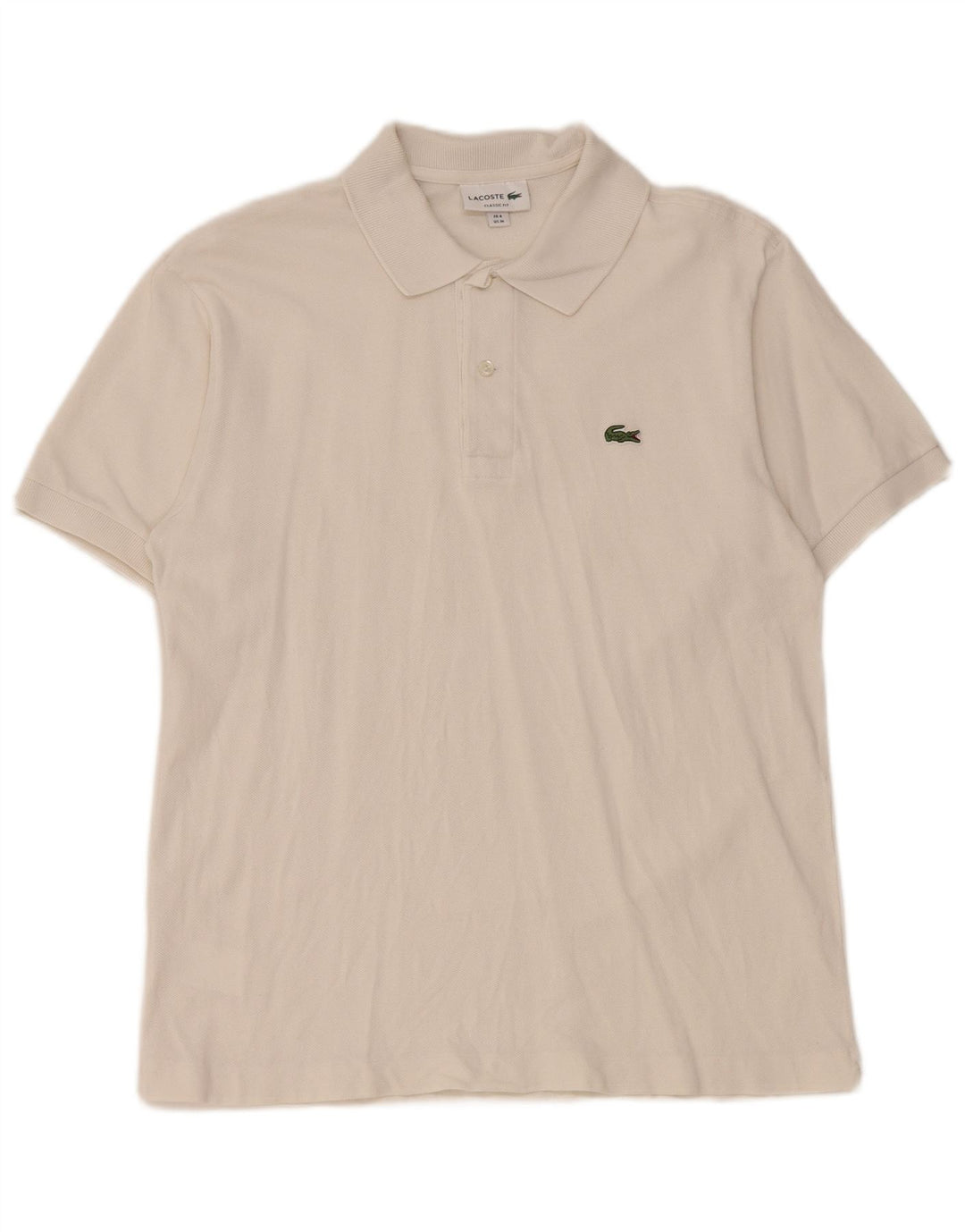 Lacoste muška klasična polo majica veličine 4 srednje bijele boje